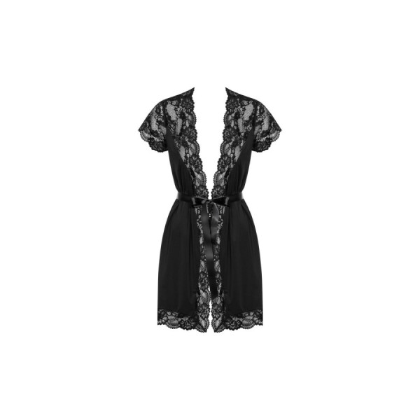 810-PEI-1 Peignoir - Noir
